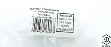 Stahlkugeln 8 mm für Steinschleuder, 200 Stück-Packung